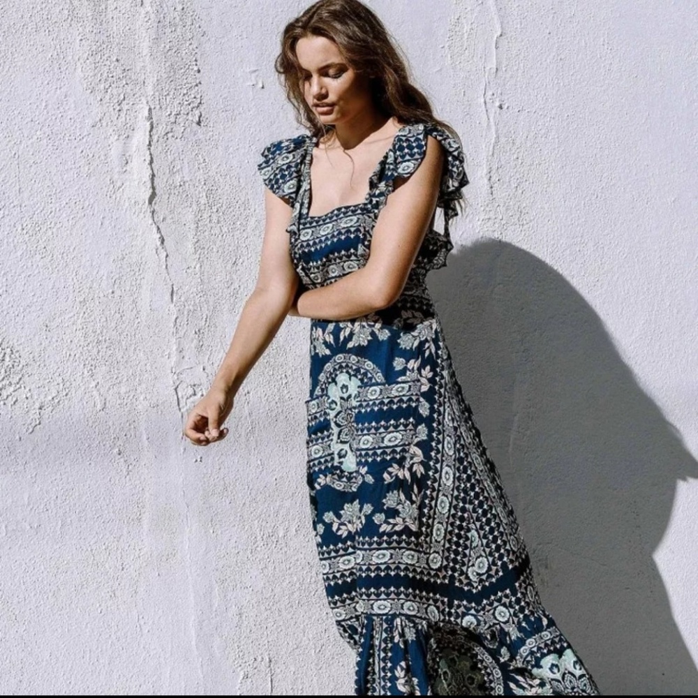 Pandora Print Gown